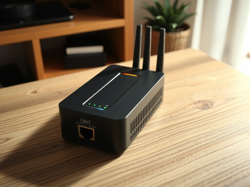 Modem Fibra Ottica dettaglio hardware