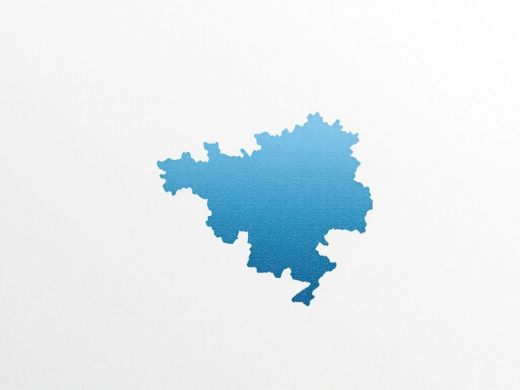 Mappa di copertura 5G stilizzata